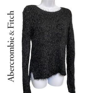 A&F Sparkly Eyelash-Knit Sweater Size S
